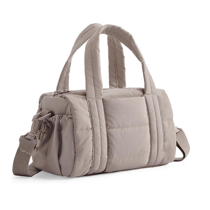 Puffer Duffle Crossbody Bag