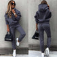 Hooded Sweatshirt + Pants Set