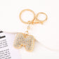 Cute Initial Letter Keychain Backpack Charms