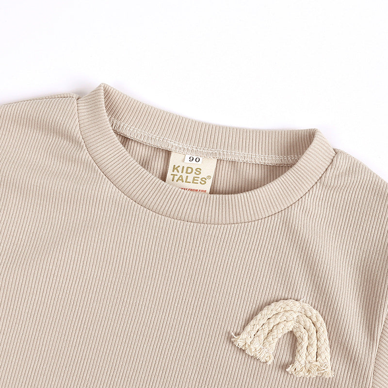 Infant Pit Strip Suit Children's Two-piece Set