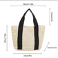 Personalized Straw Tote Bag
