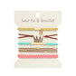 Boho 2-in-1 Hair Tie & Bracelet Set (5-Piece Pack)
