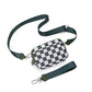 Nylon Double Compartment Crossbody and Wristlet