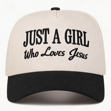 Just A Girl Who Loves Jesus Trucker Hat