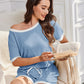 Cozy Ribbed Contrast Lounge Set