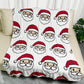 Chrismas Theme Half-Fleece Blanket