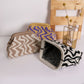 Wave Knit Clutch Bag