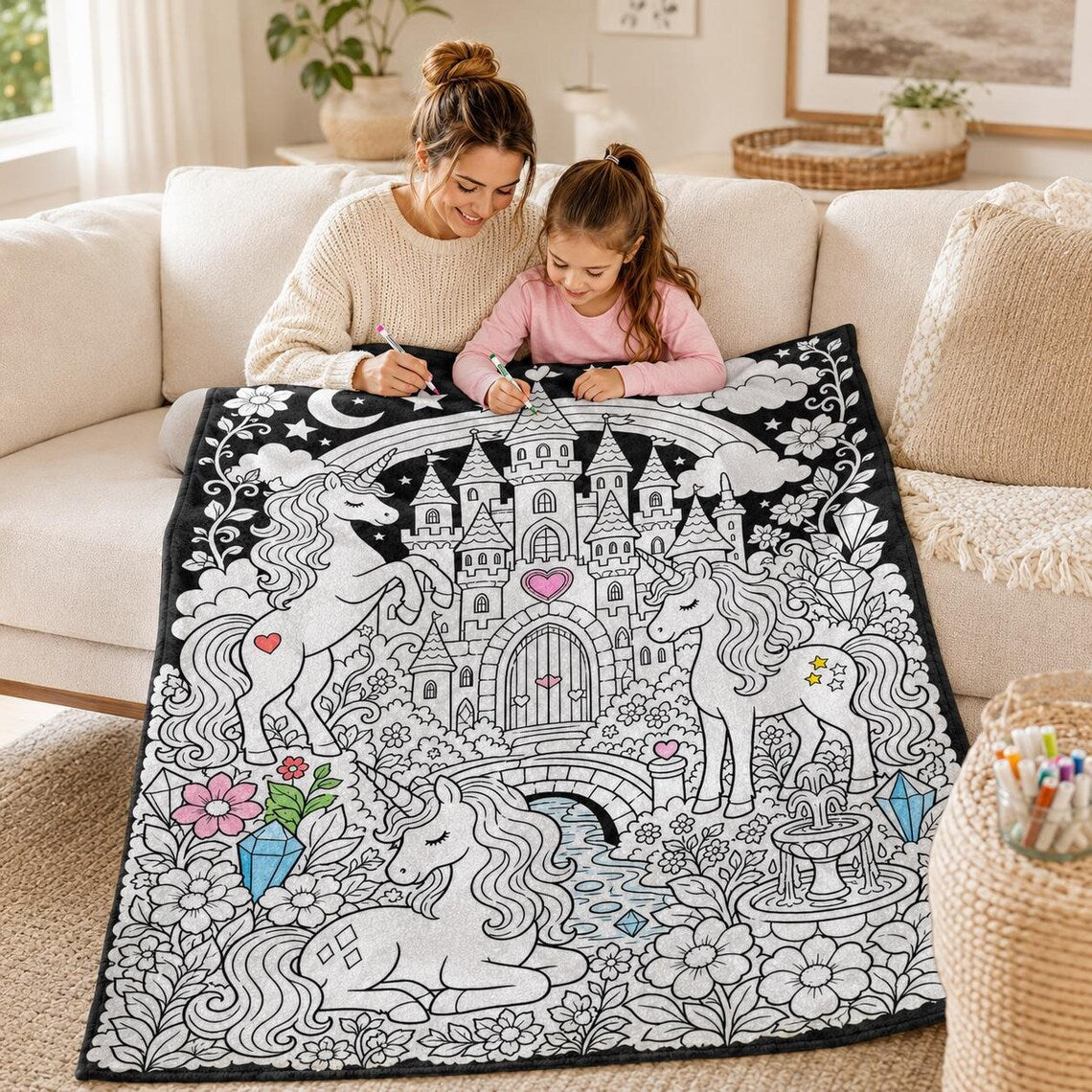 DIY Coloring Blanket