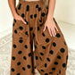 Polka Dot Wide Leg Pants