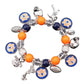Game Day Team Charm Bead Bracelet Collection