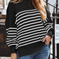 Crew Neck Batwing Sweater