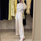 Women's Side Stripe Pocket Two-piece Suit