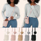 Nylon Crossbody Bag with Removable Mini Pouch