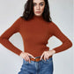 Basic Solid Color Half Turtleneck Sweater