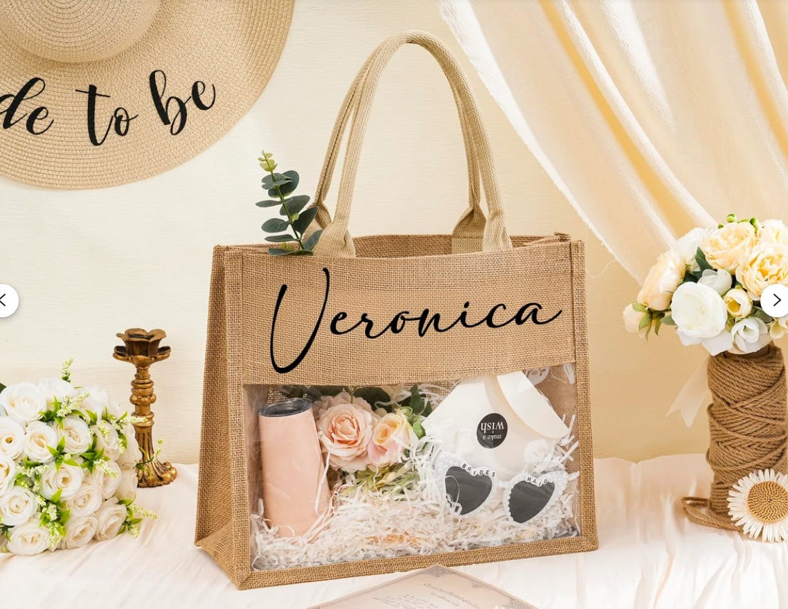 Personalized Transparent Tote Bag