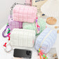 Mini Macaron Colored Cosmetics Organizer Bag