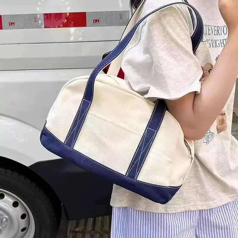 Personalized Embroidered Monogram Canvas Tote