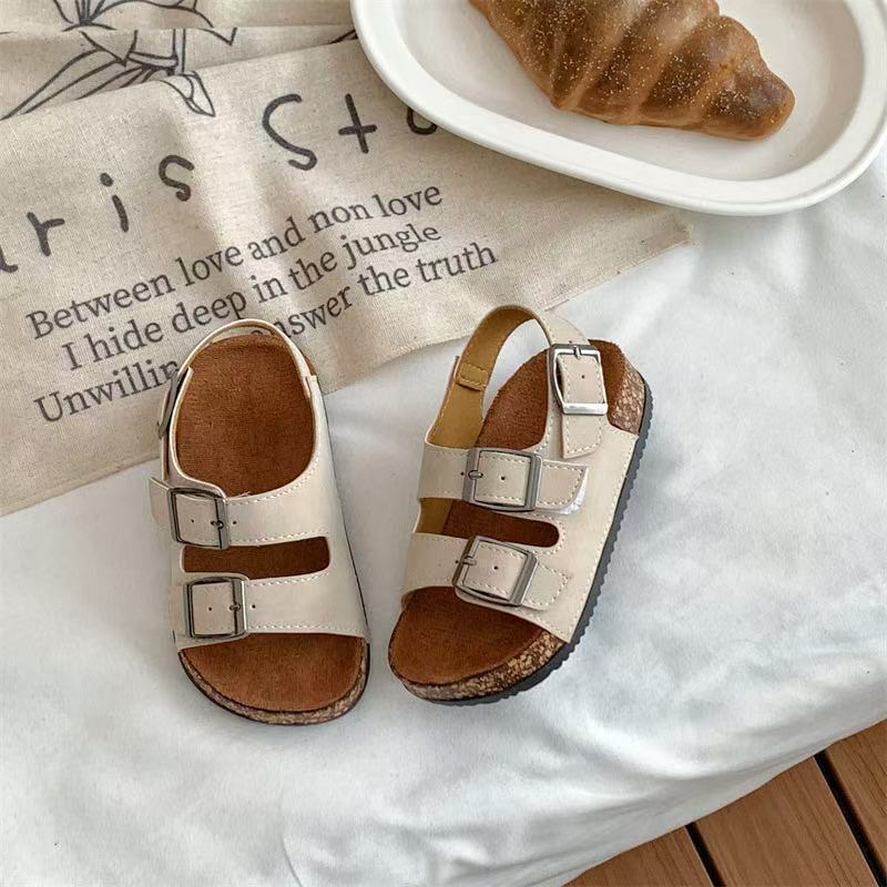 Double Buckle Kids Sandals