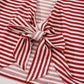 Striped Back Bow Tie T-Shirt