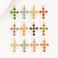 Zircon Cross Necklace