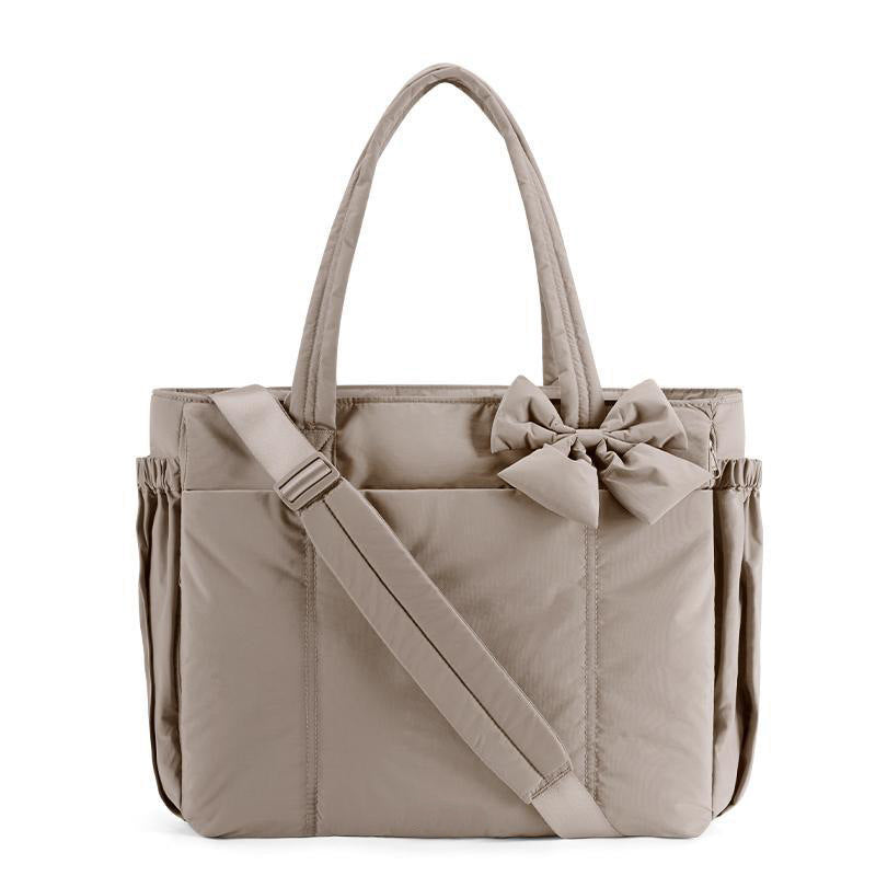 Down-filled Jacket and Shoulder Bag