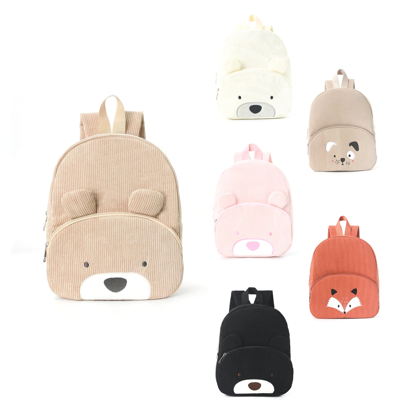 Kindergarten Girl Backpack With Zip Opening