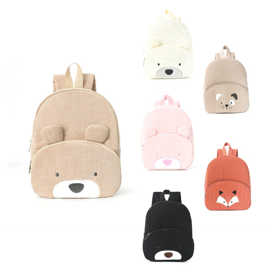 Kindergarten Girl Backpack With Zip Opening
