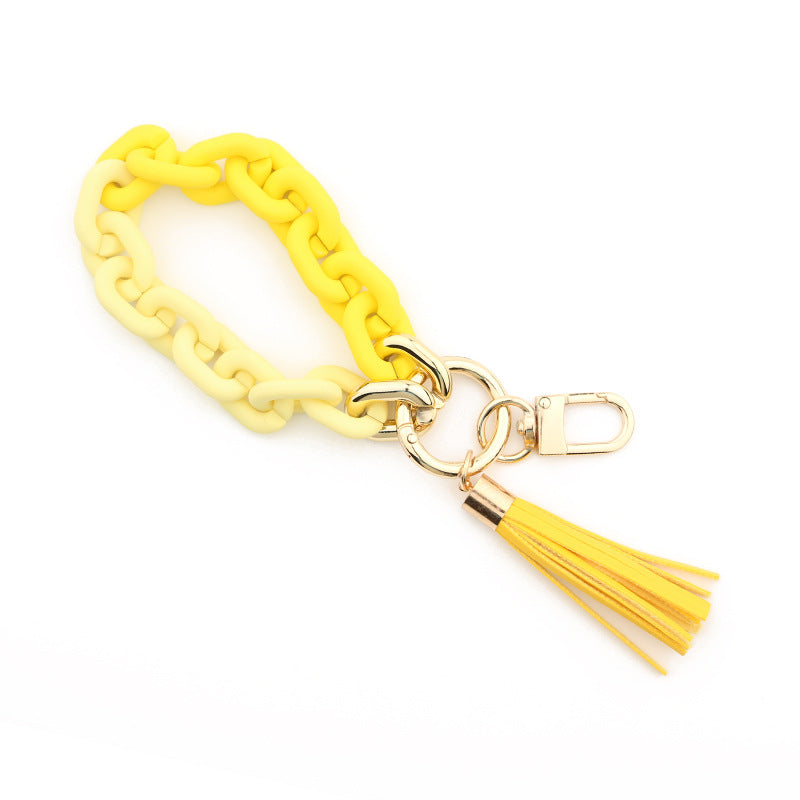 Wristlet Link Keychain Key Ring Bracelet