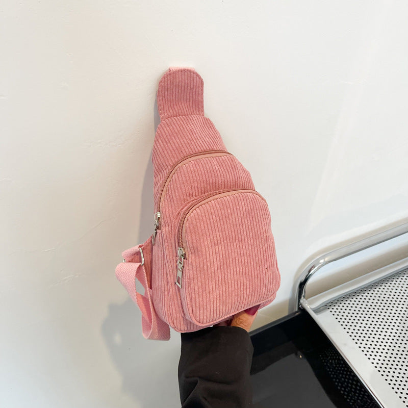 Personalized Name Knitted Sling Bag for Kids
