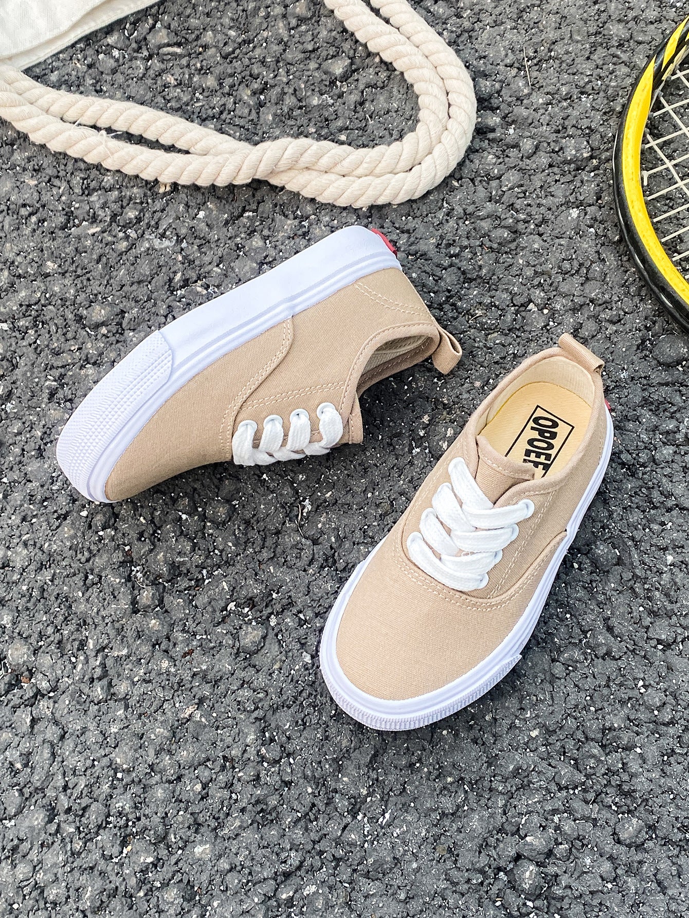 Kid's Canvas Lace-up Shoes
