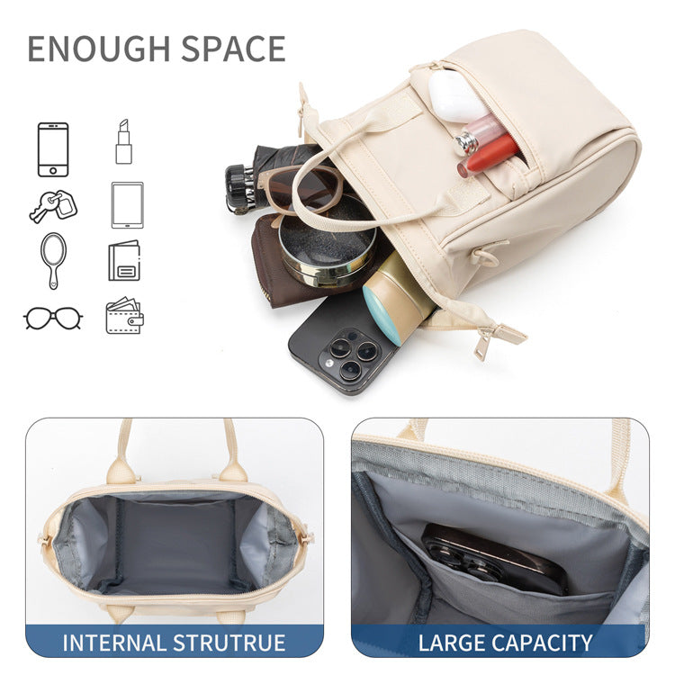 Mini Waterproof Oxford Backpack Travel Crossbody Bag