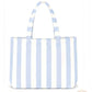 Custom Striped Tote Bag – Hand-Embroidered