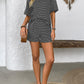Stripe Crewneck Lounge Set
