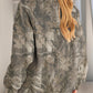 Oversized Camo Crewneck Sweatshirt