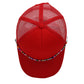Multicolor Beaded Band Black Trucker Hat