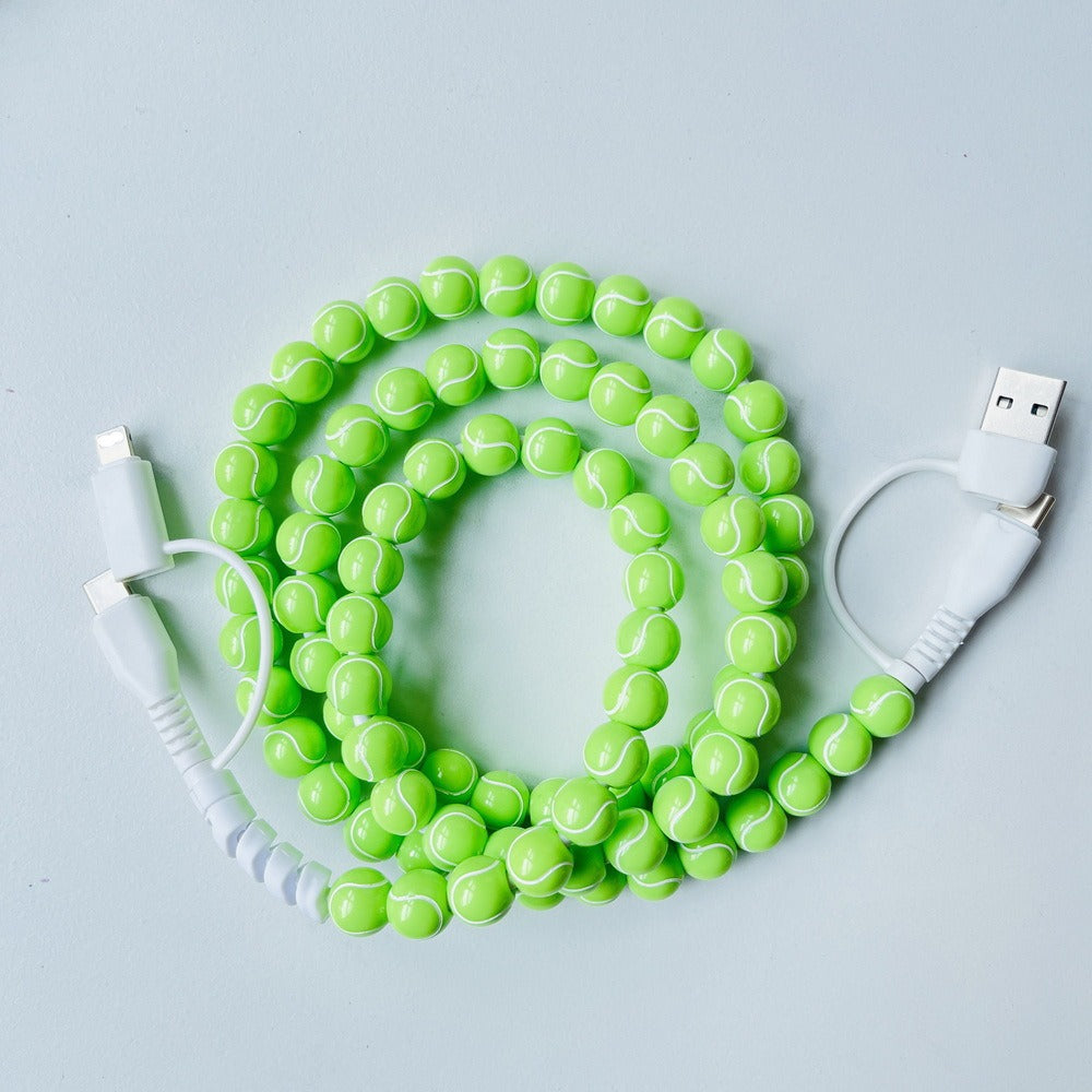 4 in 1 Sporty Beaded for iPhone Charger Cord