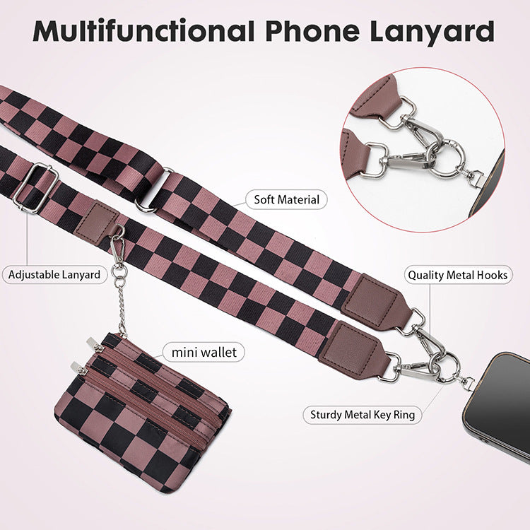 Phone Sling Shouder Strap with Coin Purse
