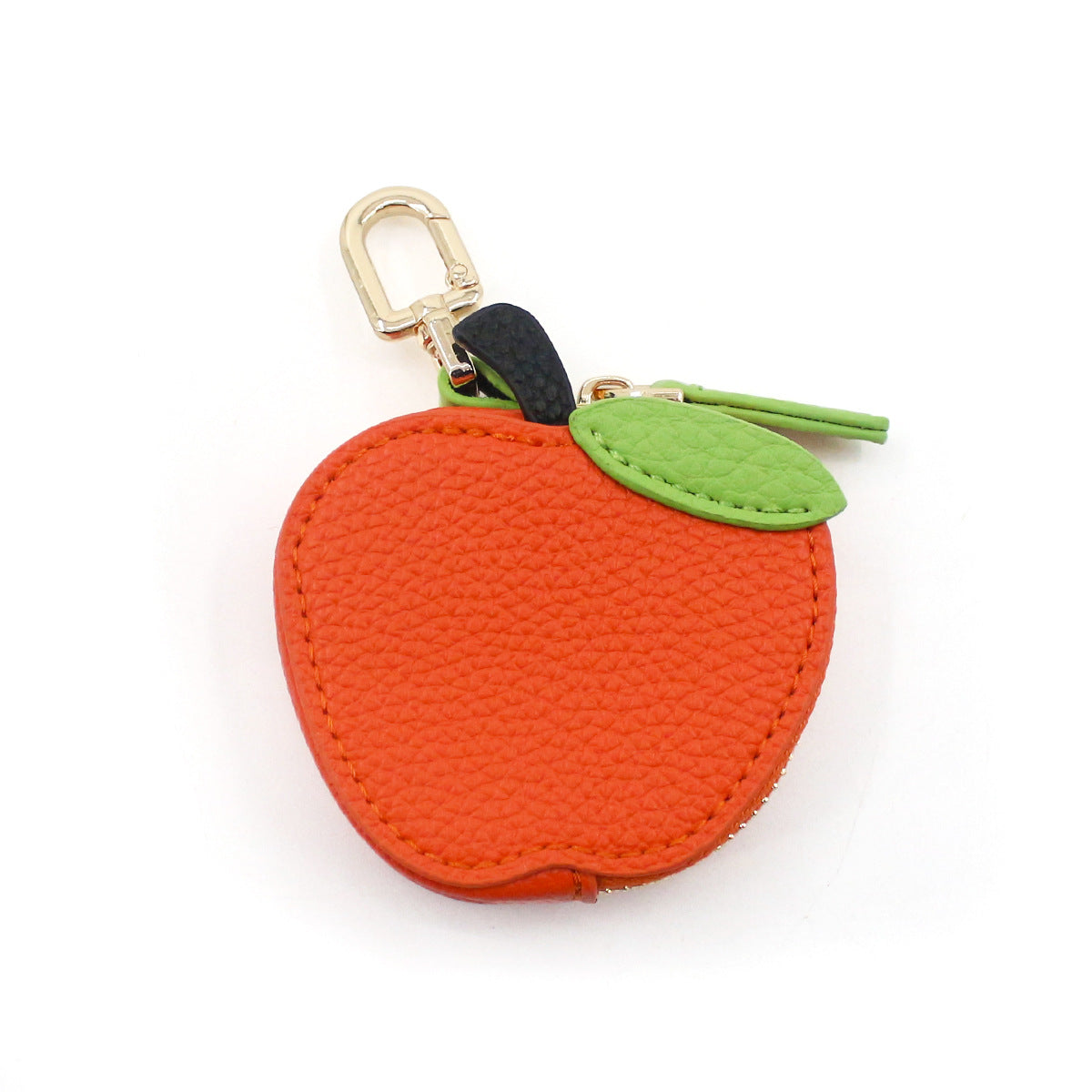 Cute Embroidered Leather Fruit-Shaped Chili Pepper Coin Purse