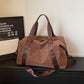 Leopard Print Short Trip Bag Weekend Bag