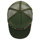 Multicolor Beaded Band Black Trucker Hat