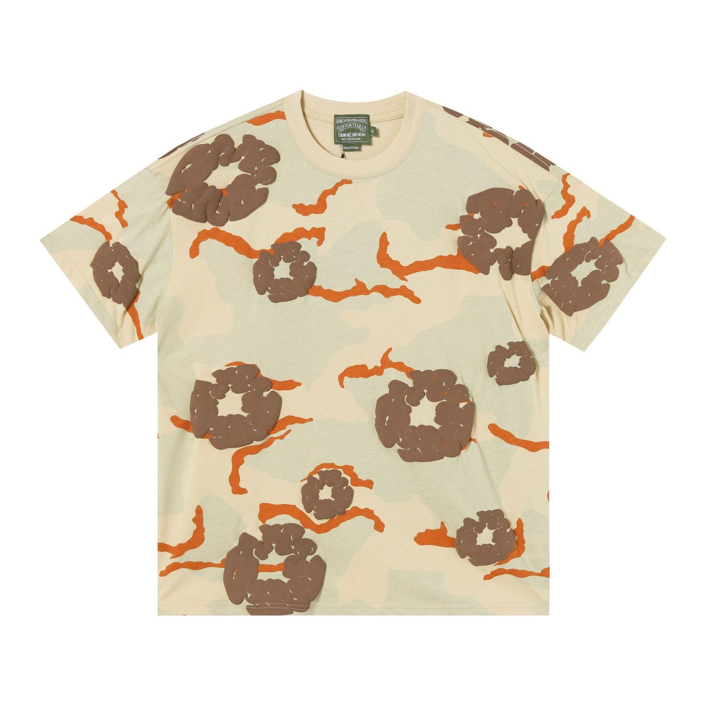 Printed Camouflage Short Sleeve