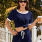 Cozy Ribbed Contrast Lounge Set