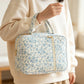 Floral Quilted Large Capacity Bible Book Storage Bag