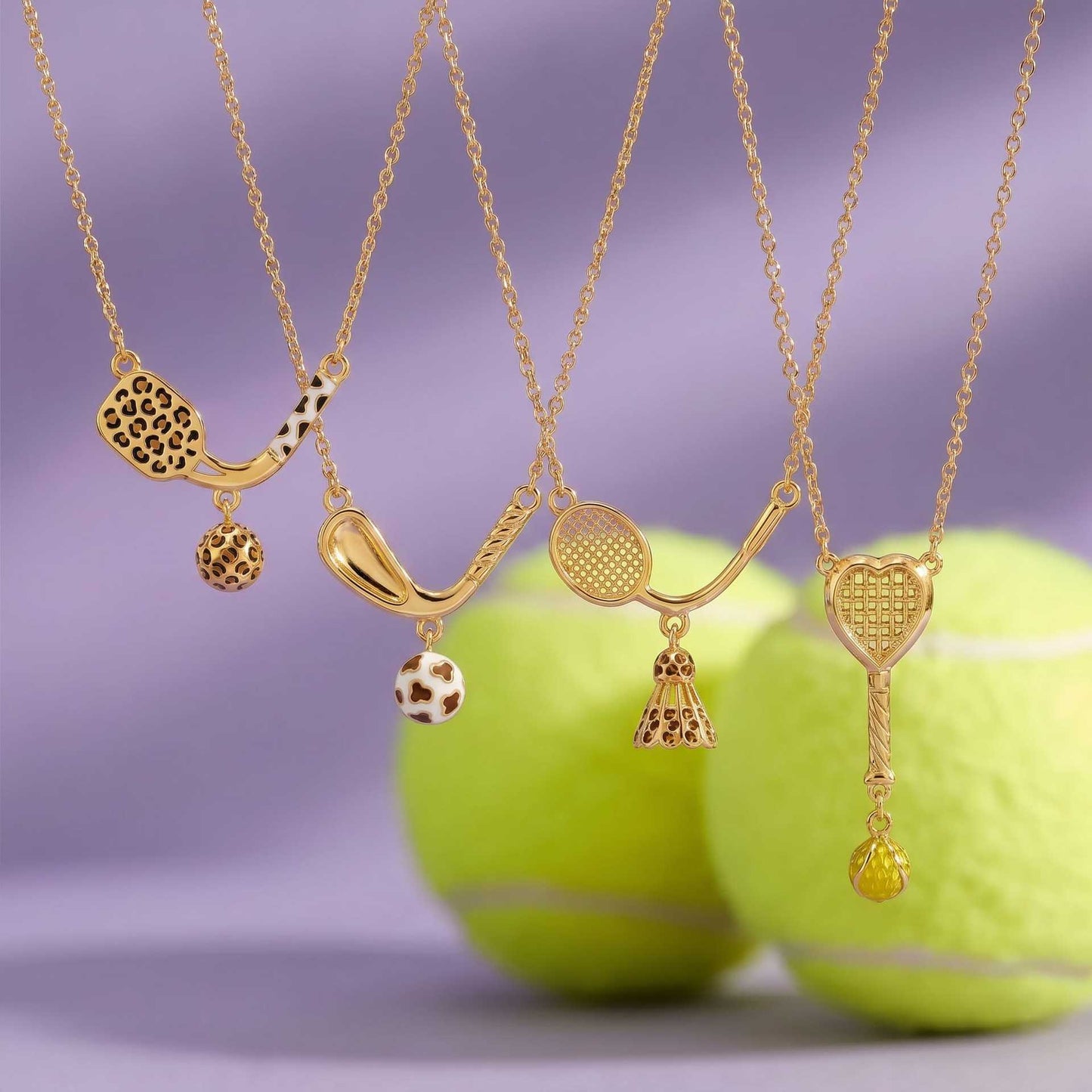 Sports Theme Layered Necklace