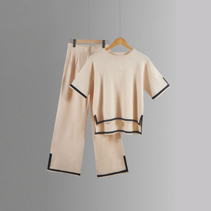 The Wren Contrast Knit Set