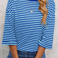 Striped Back Bow Tie T-Shirt