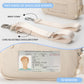 Nylon Double Compartment Crossbody and Wristlet