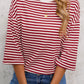 Striped Back Bow Tie T-Shirt