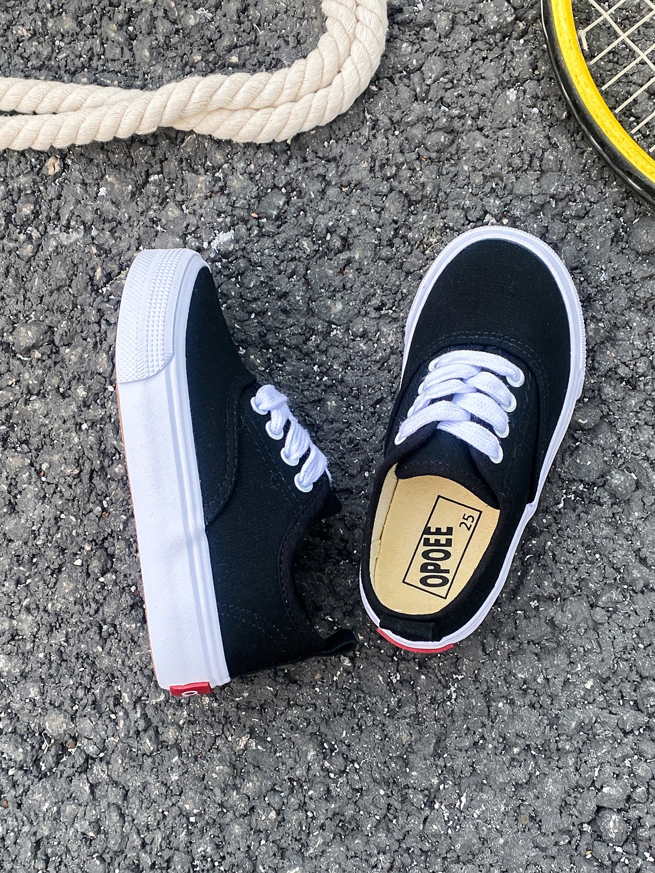 Kid's Canvas Lace-up Shoes