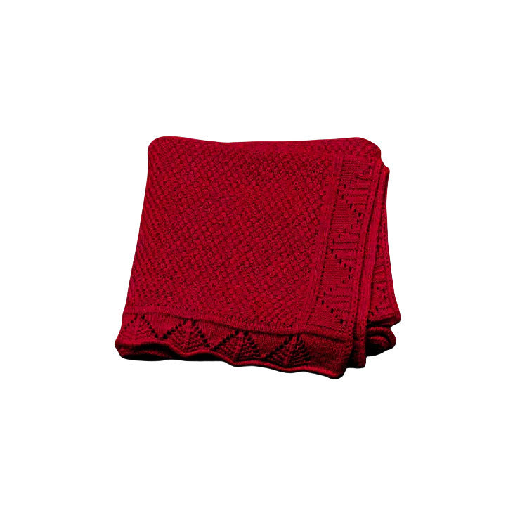 Embroidered Logo Blanket Knitted Swaddle/Wrap for Boys & Girls